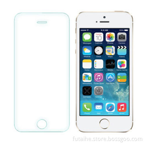 Clear tempered glass screen protector for iPhone 5/5S/5CNew